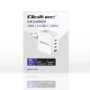 Ładowarka QOLTEC 51828 140W GaN 3×USB‑C PD + 1×USB‑A QC 3.0 – wieloportowa szybka ładowarka