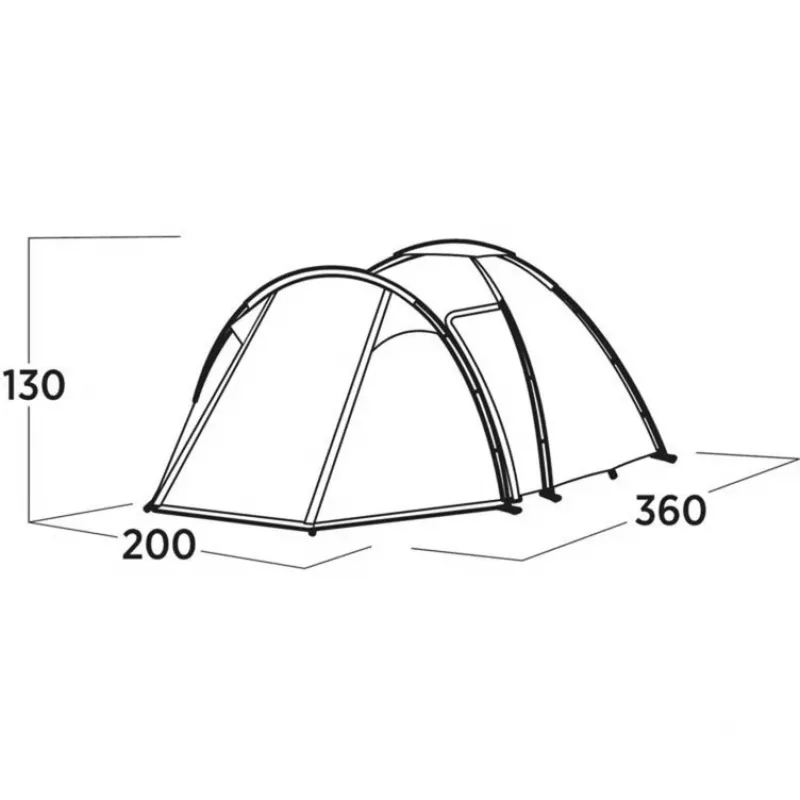 Namiot kopułowy/igloo Easy Camp Lomsdal 3 Green