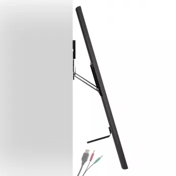 Maclean MC-481 Ultra płaski, smukły uchwyt ścienny do telewizora, do TV 37-80 cali, płaskich i zakrzywionych, max. 75 kg, VESA 600x400, uniwersalny uchwyt