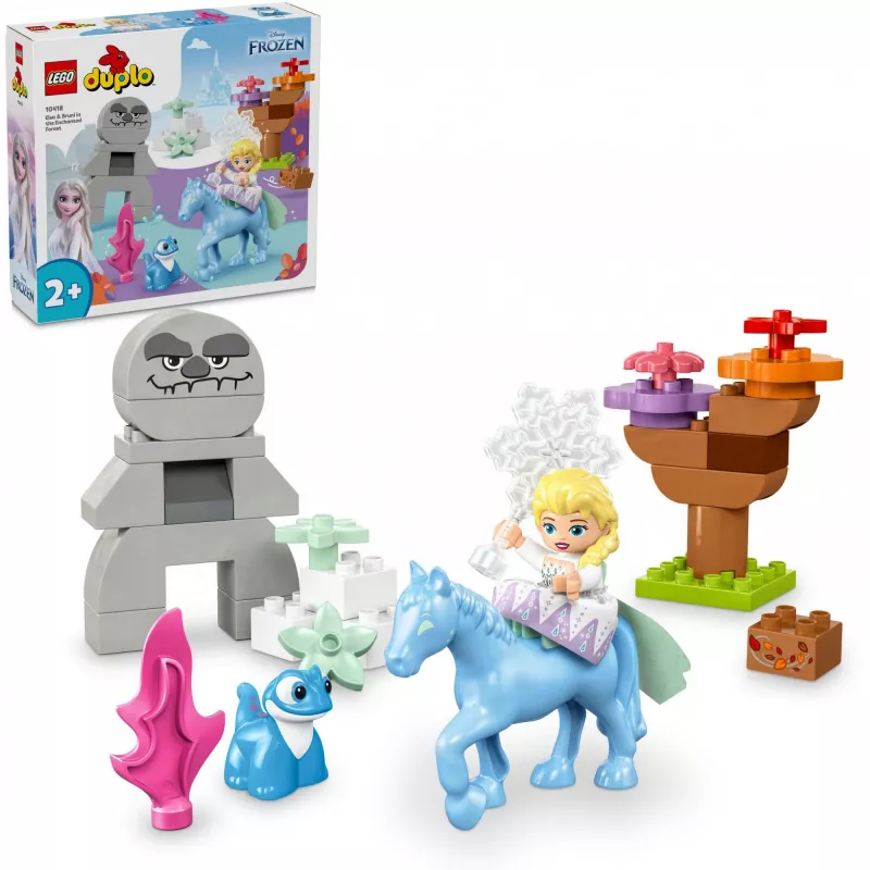 Zestaw LEGO DUPLO 10418 — Disney Elsa i Bruni w Zaczarowanym Lesie, 31 elementów, 2+ lat