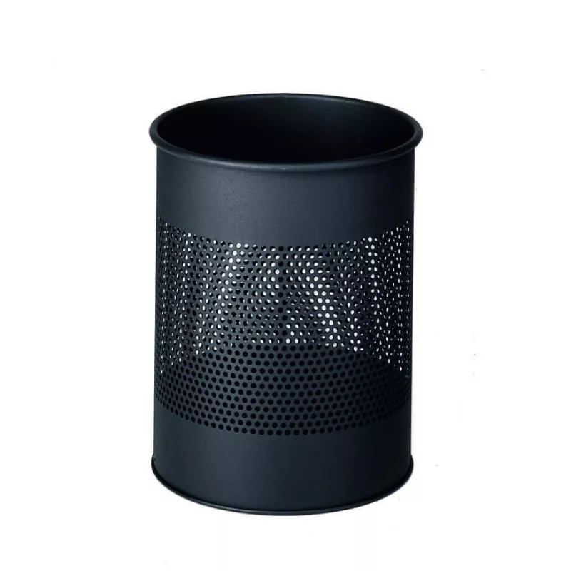 Kosz na śmieci Durable 331058 15 L okrągły metalowy antracytowy