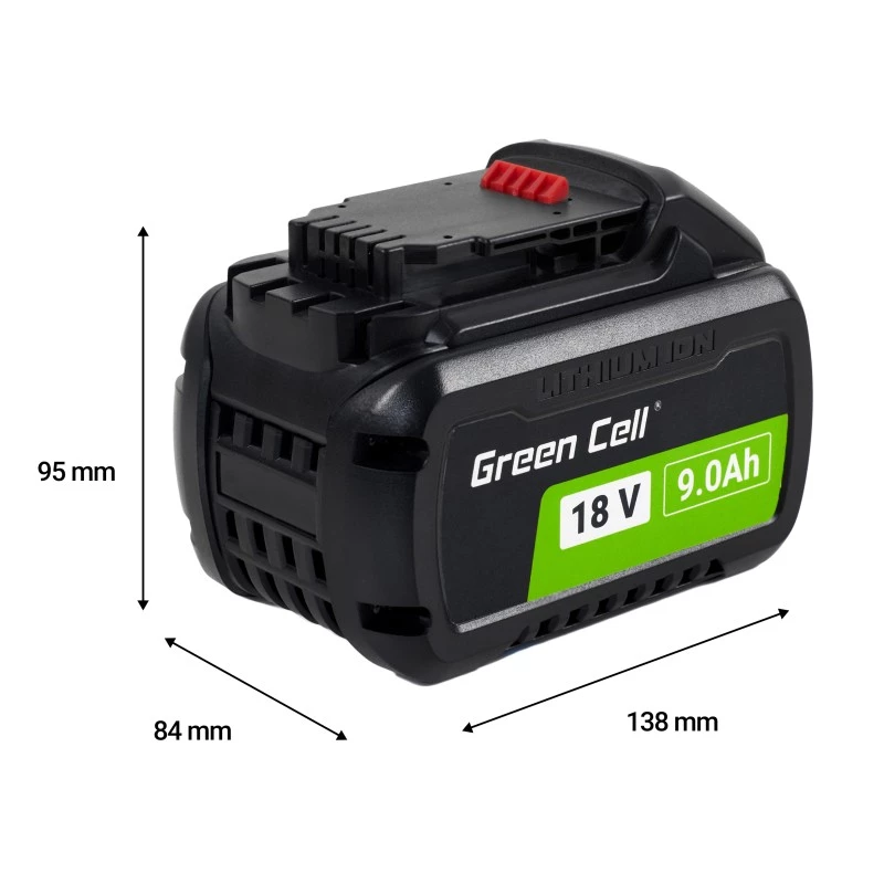 Akumulator Green Cell DCB547 do narzędzi DeWalt XR 18V 9Ah/FLEXVOLT 54V 3Ah Zamiennik DCB547 DCB548