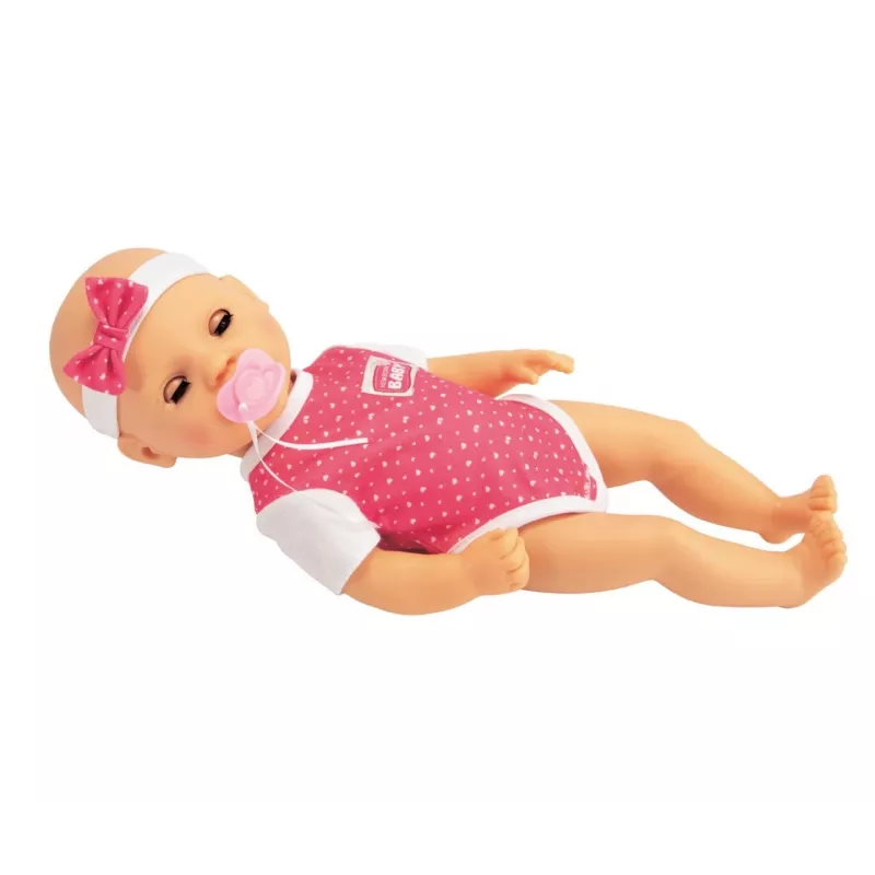 Lalka SIMBA New Born Baby Hungry Baby 38 cm – realistyczna lalka bobas, 38 cm