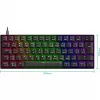 Mechaniczna klawiatura gamingowa Speedlink ATMOS RGB — kompaktowy układ, podświetlenie RGB