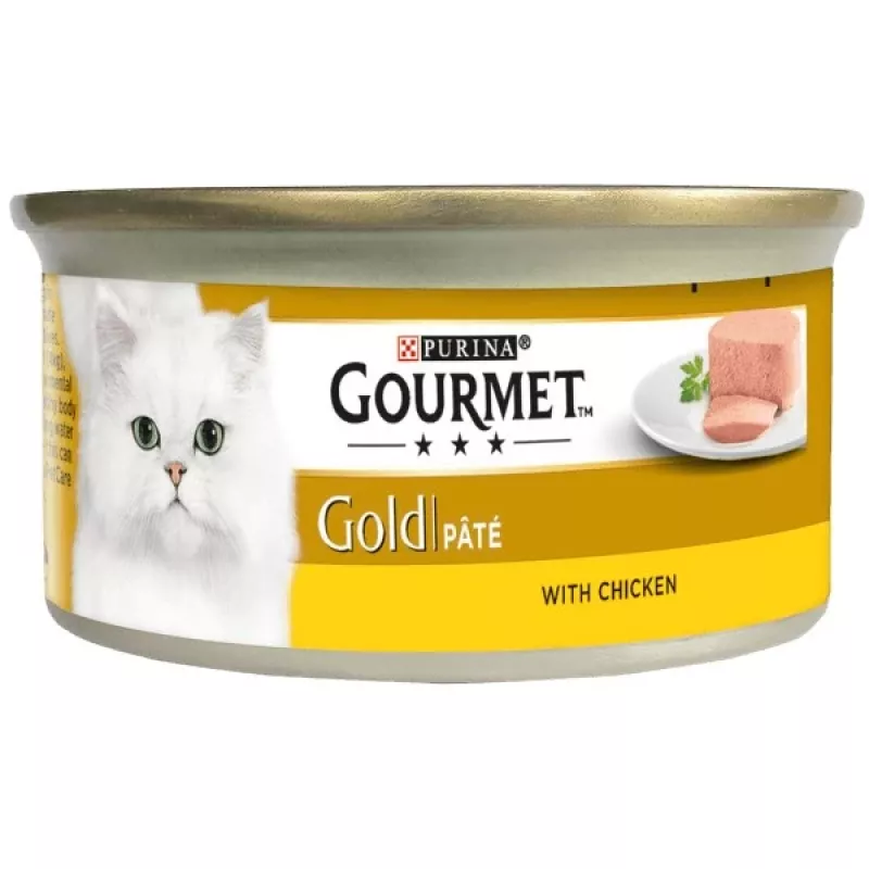 Purina Nestle Gourmet Gold - łosoś i kurczak - mokra karma dla kota - 85 g