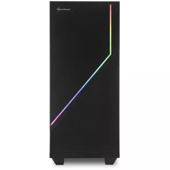 Sharkoon RGB FLOW Midi Tower ATX bez zasilacza USB/Audio