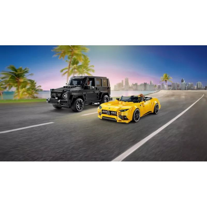 LEGO Speed Champions Mercedes-AMG G 63 i Mercedes-AMG SL 63 76924, Wielokolorowy