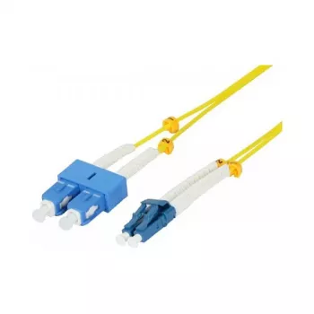 Synergy 21 LWL-2-Faser-Patchk. 2mtr.LC-SC 9/125um OS2 AD 2mm flexible Knickschutztülle - Single- bzw. Monomode-Faser - 2 m