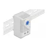 Termostat DELOCK 66823, obudowa z tworzywa sztucznego IP20, 30 W, 250 V, 10 A, 43×60×33 mm, niebieski/szary