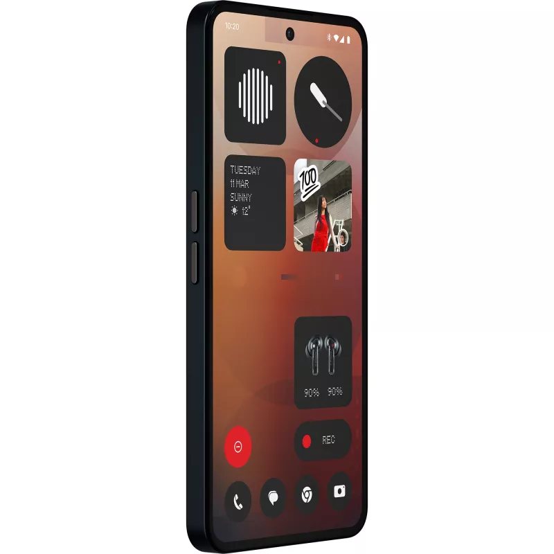 Nothing Phone (3a) 17,2 cm (6,77 inch) Dual SIM Android 15 5G USB Type-C 8 GB 128 GB 5000 mAh Czarny