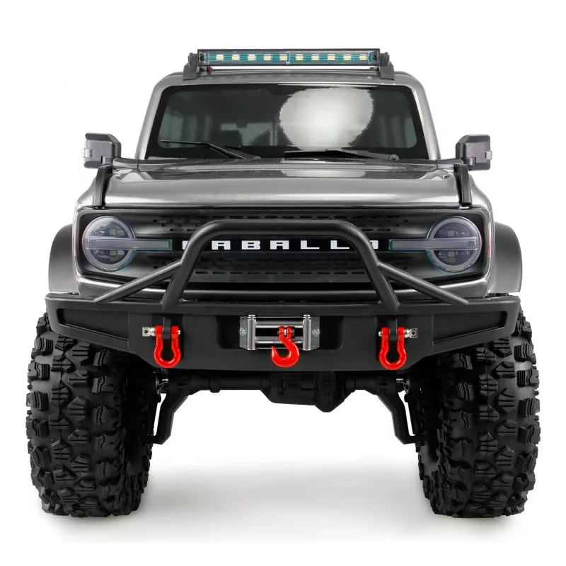 Radio-controlled crawler Amewi AMXRock Caballo 4WD 1:10 metallic szary