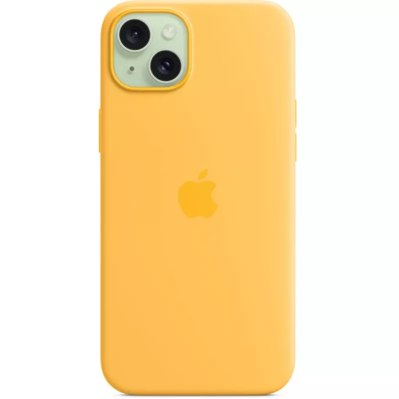Silicone Case Cover Apple iPhone 15 Plus MagSafe pomarańczowy