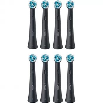 Zapasowe końcówki do szczoteczki elektrycznej Oral-B IOUR8BK 8 szt., czarne