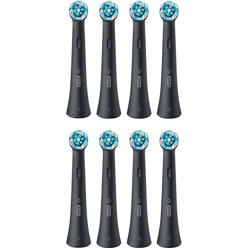 Zapasowe końcówki do szczoteczki elektrycznej Oral-B IOUR8BK 8 szt., czarne