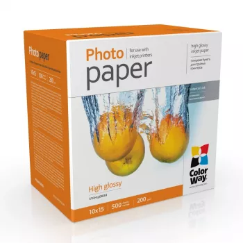 Papier fotograficzny ColorWay PG2005004R 200 g/m² 10x15 cm Wysoki połysk