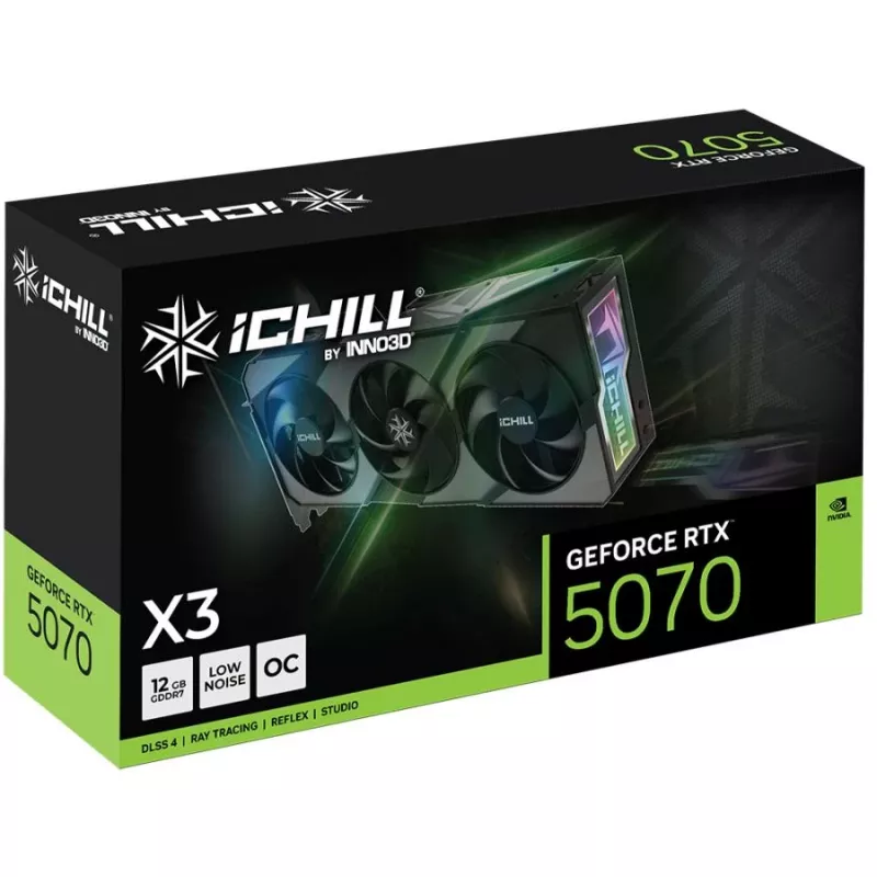Karta graficzna Inno3D GeForce RTX 5070 Ti 16 GB GDDR7, PCIe 5.0, 256-bit, 334 mm, 3xDP/1xHDMI