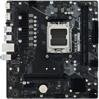 Płyta główna BIOSTAR B650MT Micro ATX, AMD B650, Socket AM5, DDR5, 2x DIMM, 96GB, 1x M.2, 4x SATA III, Gigabit LAN