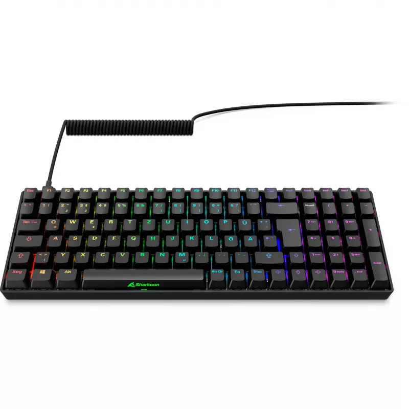 Sharkoon Skiller SGK50 S2 czarny DE-Layout Gateron Yellow Klawiatura