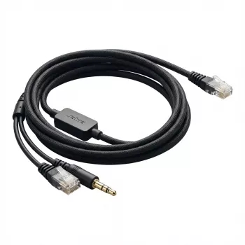 Helos adapter kablowyowy kompatybilny z Jabra 14201-10 — połączenie audio/telefon zestawu słuchawkowego