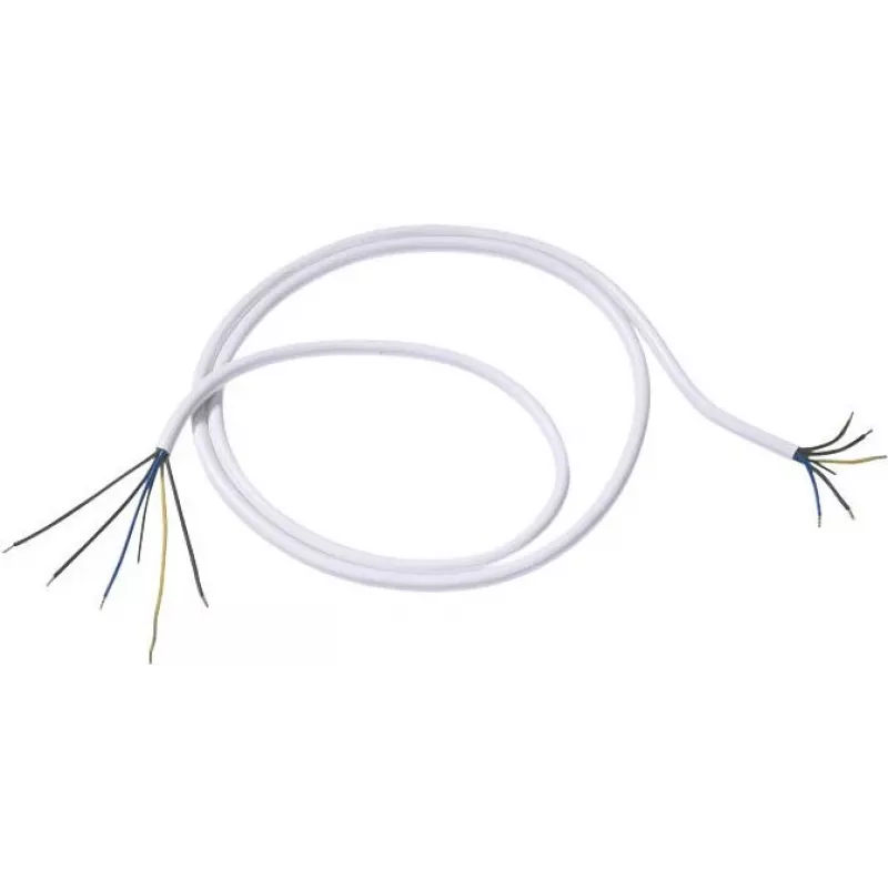Kabel Bachmann H05VV-F 5G 2.5mm2 Biały 1.5 m