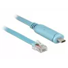 Kabel szeregowy DeLOCK 63914 USB Type-C RJ45 3m Niebieski