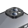 Zestaw przezroczystego etui z brokatem i szkła hartowanego Baseus do iPhone 14 Plus (czarny)