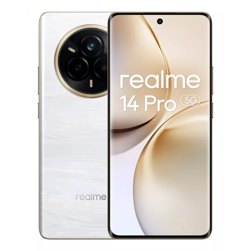 realme 14 Pro 5G 17.2 cm (6.77) Dual SIM Android 15 USB Type-C 8 GB 256 GB 6000 mAh Biały