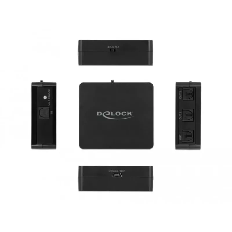 Rozgałęźnik S/PDIF TOSLINK DeLOCK 63397