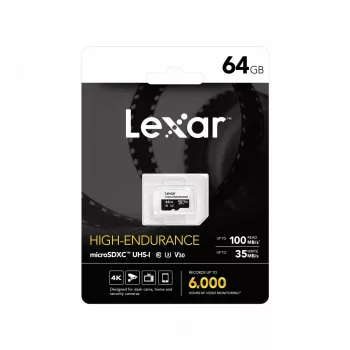 karta microSD High Endurance 64 GB C10 A1 U1 V30 100/35 MB/s