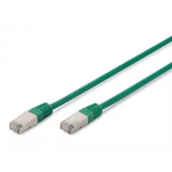 Kabel sieciowy Digitus CAT 5e SF/UTP RJ-45 0,5 m zielony