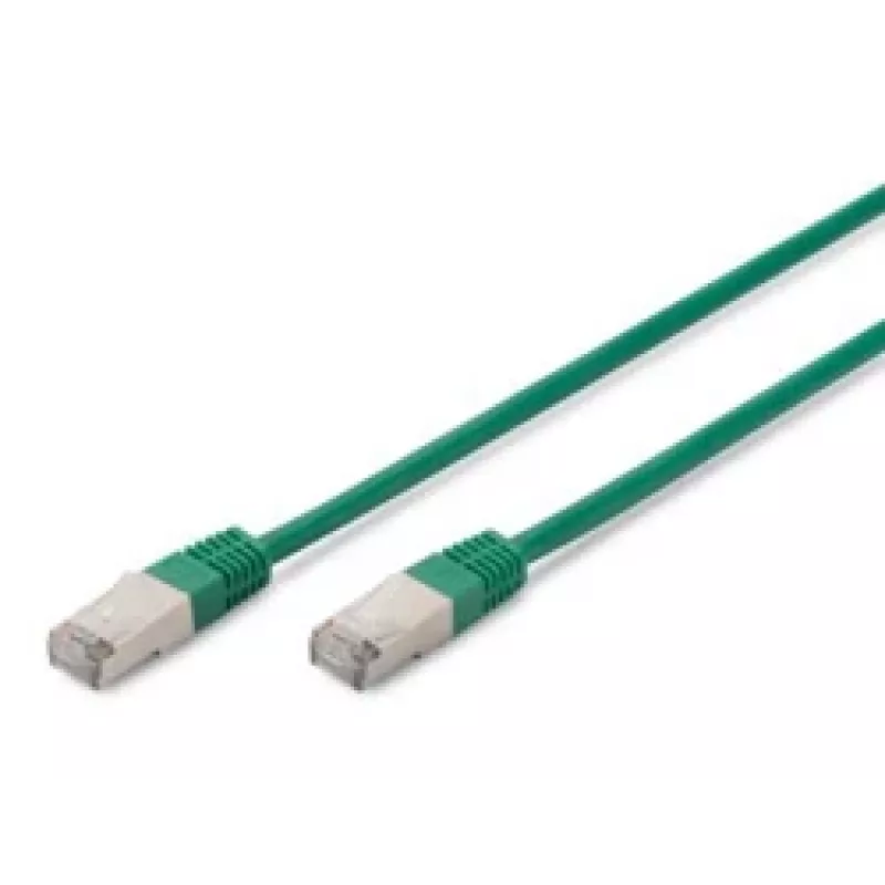 Kabel sieciowy Digitus CAT 5e SF/UTP RJ-45 0,5 m zielony