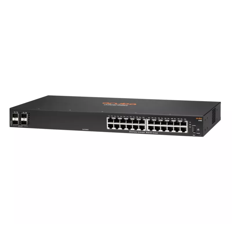 Przełącznik HPE Aruba Networking CX 6100 24G 4SFP+