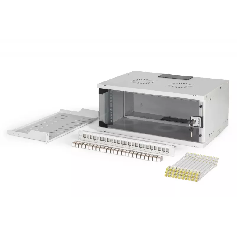 Digitus SOHO Pro zestaw sieciowy, 483 mm (19) - 4U, 540 x 400 mm (szer. x gł.)