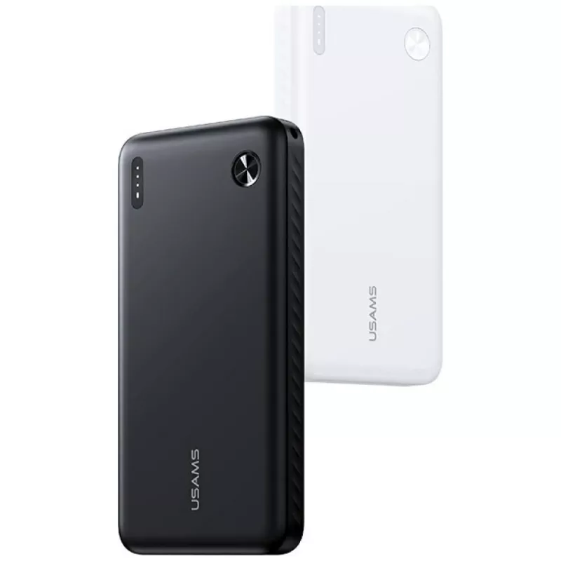 Power bank usams PB83 10000mAh PD 2×USB-A USB-C biały