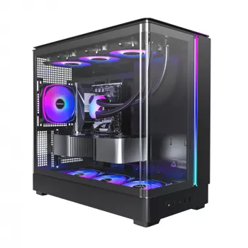 Obudowa PC Montech KING 15 PRO Czarna — midi tower micro ATX / Mini-ITX