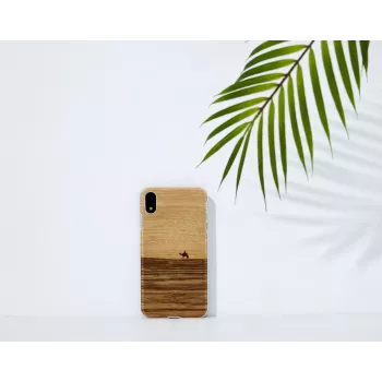 Etui na smartfona man and wood do iPhone XR — terra biały etui ochronne