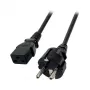 EFB-Elektronik Przewód zasilający z wtyczką uziemiającą 180° - C19 180°, czarny, 1,8 m, 3 x 1,50 mm² Producent: EFB Elektronik (EK511.1,8)