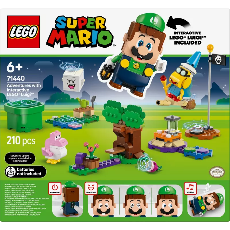 Klocki konstrukcyjne LEGO 71440 Super Mario Interaktywna figurka LEGO Luigi