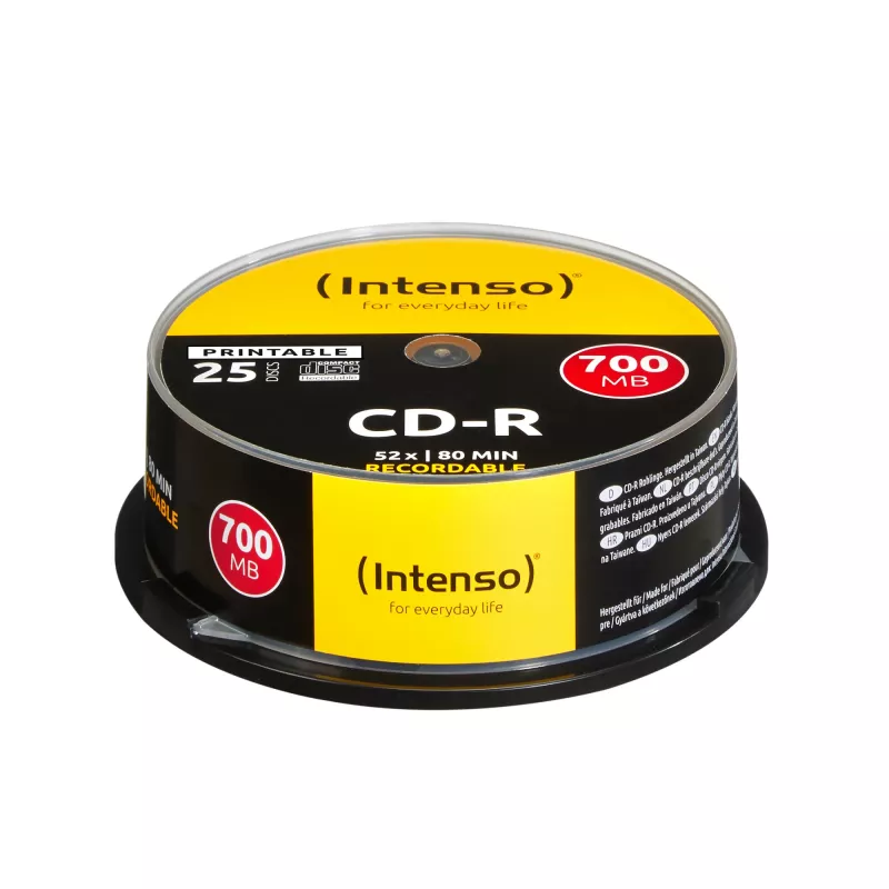 CD-R Intenso 700MB 52x 25 szt.