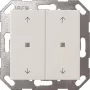 Przycisk ścienny Gira Taster Wippe KNX 2f Reinweiß 517403 — 2-krotny przycisk KNX, biały