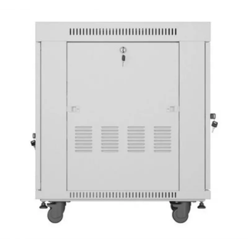 Wolnostojąca szafa rack LANBERG FF01-6815-12SL 15U, 600×800×922 mm, 1200 kg, IP20, szary