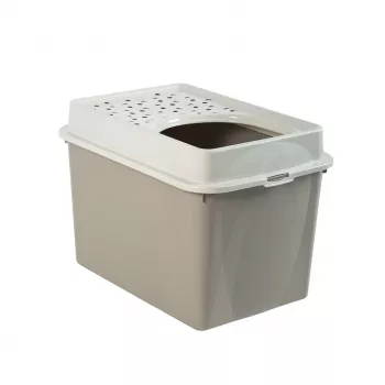 Kuweta dla kota rotho Berty Eco Cappuccino — technopolimer, 50 L, 572×393×404 mm, bez BPA, 1 kg