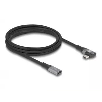 Kabel USB DeLOCK 81148 2m USB C Czarny 20 Gbit/s