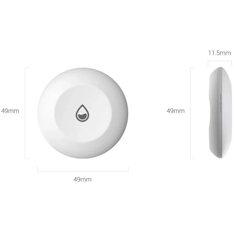 Czujnik wody EZVIZ T10C Sensmitter bezprzewodowy IP67 biały, bateria CR123A, 2400 MHz, zasięg 200 m