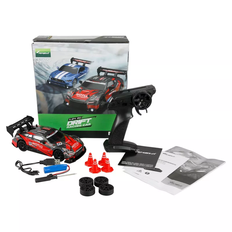 Drift Car Amewi 21112 1:24 Elektryczny model RC, Li-Ion 500 mAh, Zalecany 8+