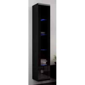 Cama Witryna VIGO '180' 180/40/30 czarny/czarny połysk