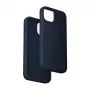 Silikonowe etui Vention KUFL0-20 do iPhone'a 15 Plus, niebieskie — miękka osłona ochronna, smukły fason