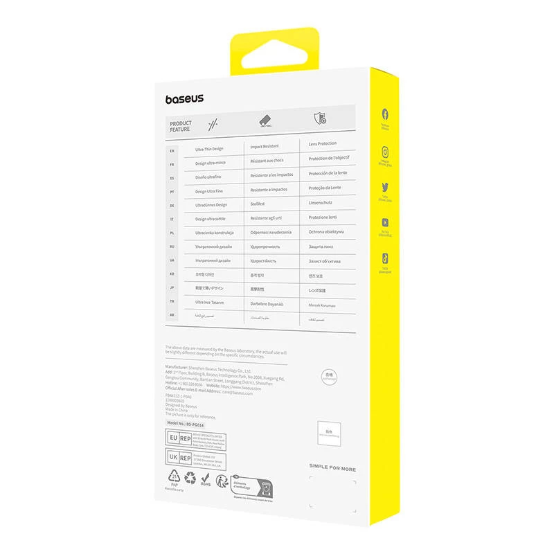 Etui na iPhone 15 Pro Max Baseus OS-Lucent Series (Przezroczyste)