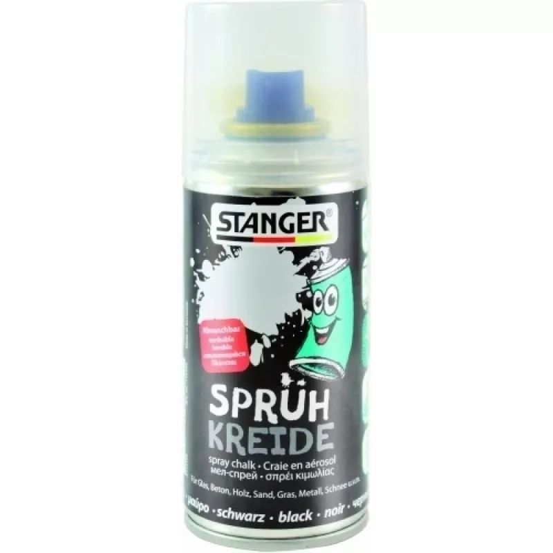 Kreda w sprayu STANGER, 150 ml, czarna 115105