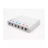 DeLOCK 67052 Keystone puszka natynkowa na moduły światłowodowe, 6-portowa, biała